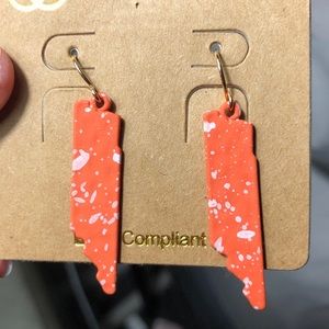 Cute & Casual Tennessee Earrings-NWT